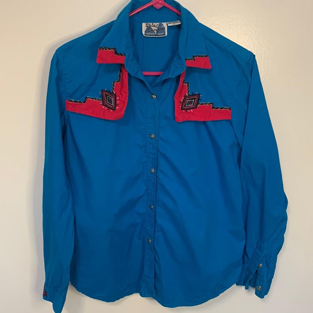 Cowboy Wear western button up shirt size medium